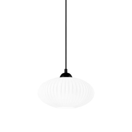 Lühter HARMA 1xE27/15W/230V d. 25 cm valge/must