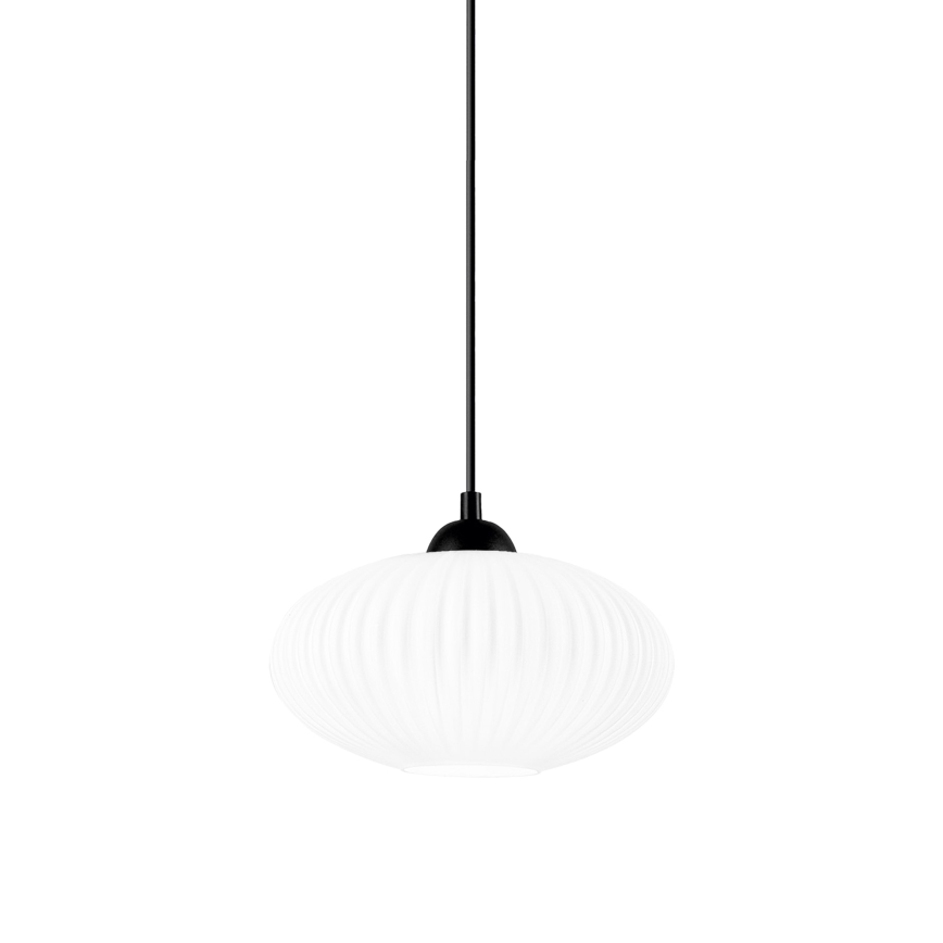 Lühter HARMA 1xE27/15W/230V d. 25 cm valge/must