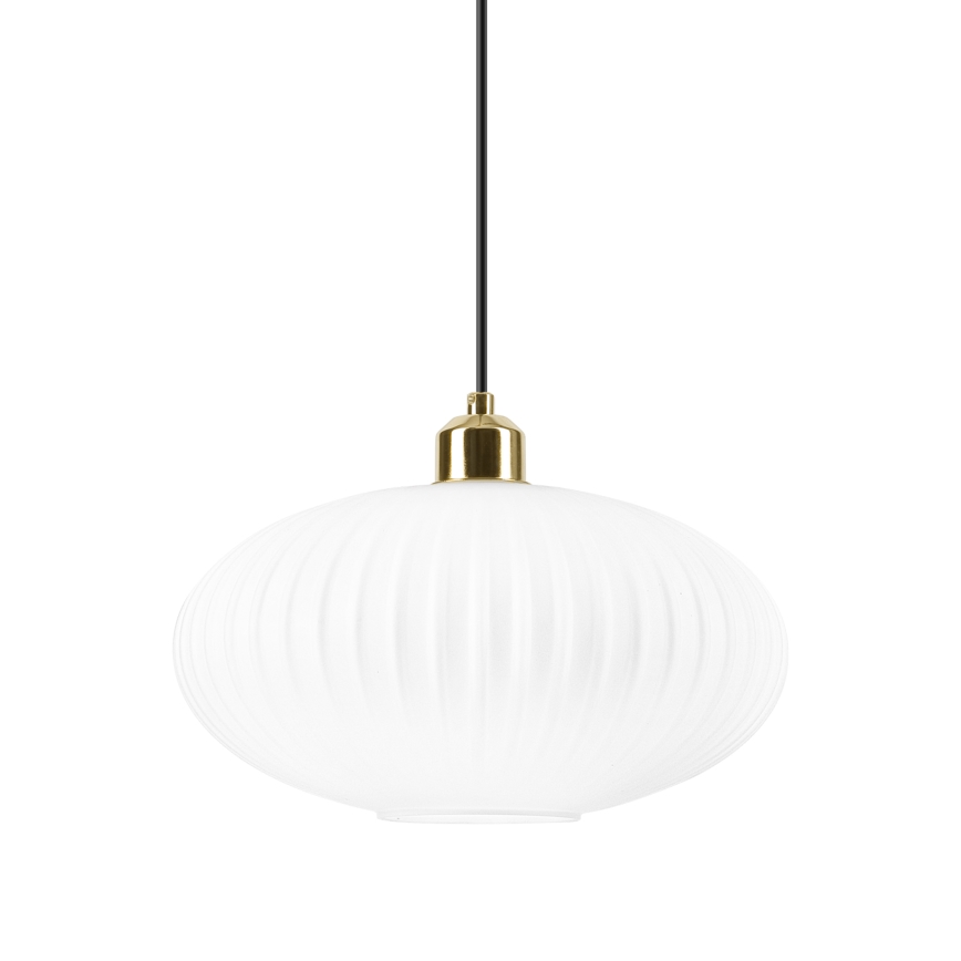 Lühter HARMA 1xE27/15W/230V d. 30 cm valge/kuldne