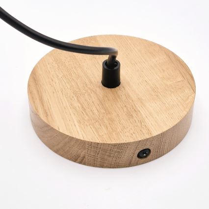 Lühter HARMONY 1xE27/15W/230V d. 14 cm valge/tamm