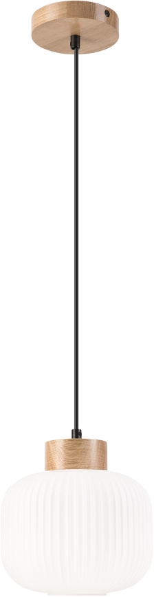 Lühter HARMONY 1xE27/15W/230V d. 20 cm valge/tamm