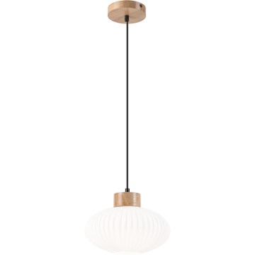Lühter HARMONY 1xE27/15W/230V d. 25 cm valge/tamm