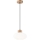 Lühter HARMONY 1xE27/15W/230V d. 25 cm valge/tamm