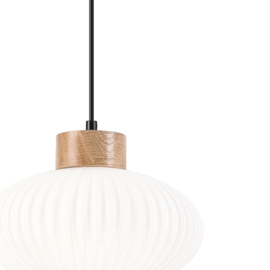 Lühter HARMONY 1xE27/15W/230V d. 25 cm valge/tamm