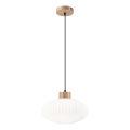 Lühter HARMONY 1xE27/15W/230V d. 30 cm valge/tamm