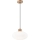 Lühter HARMONY 1xE27/15W/230V d. 30 cm valge/tamm