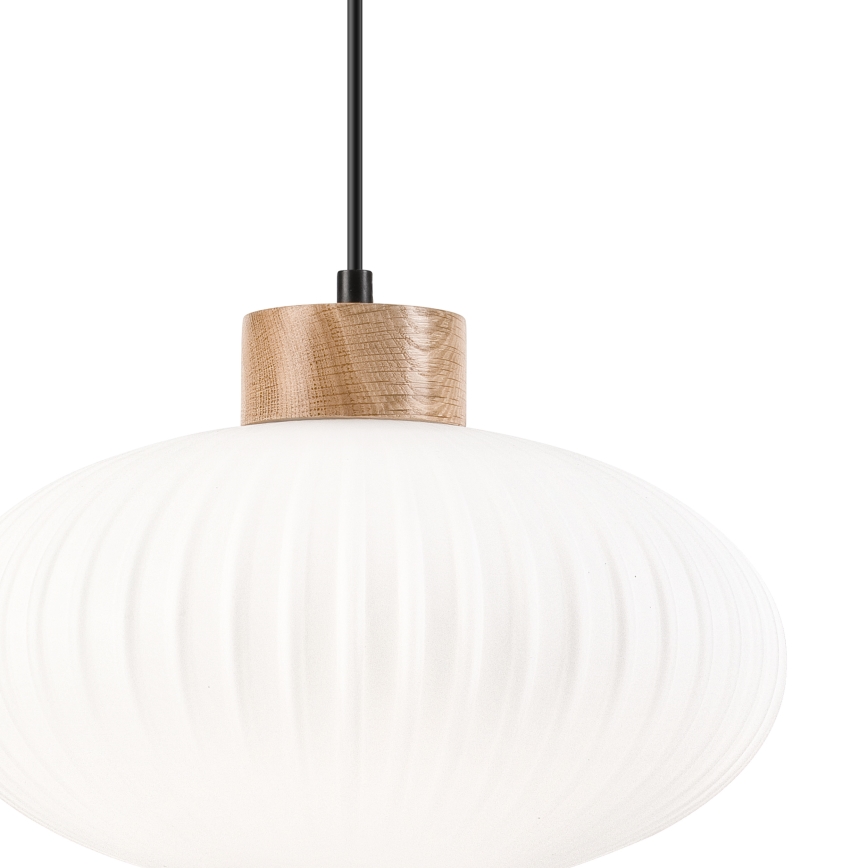 Lühter HARMONY 1xE27/15W/230V d. 30 cm valge/tamm