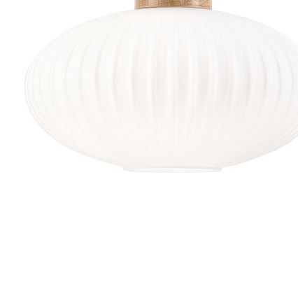 Lühter HARMONY 1xE27/15W/230V d. 30 cm valge/tamm