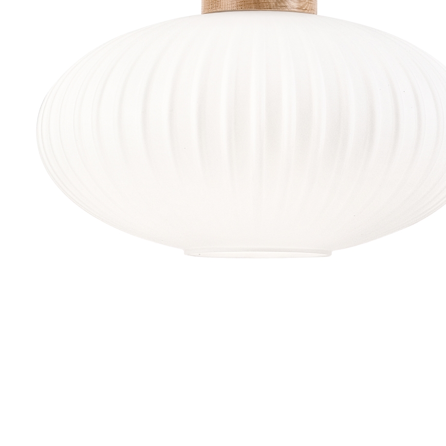 Lühter HARMONY 1xE27/15W/230V d. 30 cm valge/tamm
