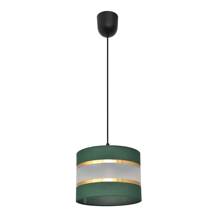 Lühter HELEN 1xE27/15W/230V d. 20 cm roheline/kuldne