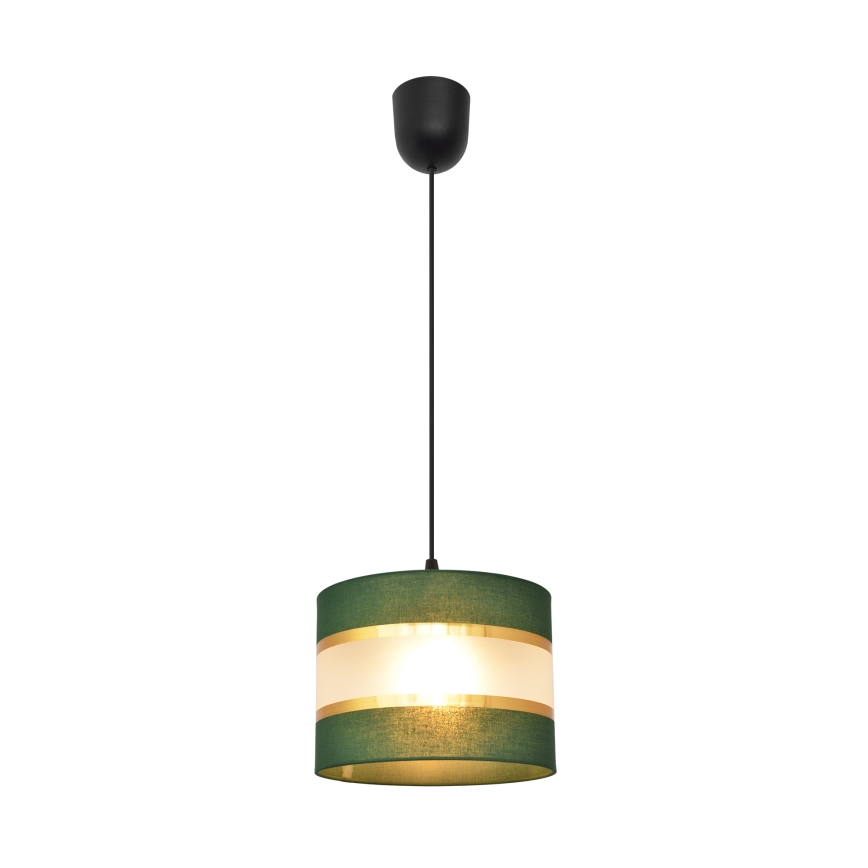 Lühter HELEN 1xE27/15W/230V d. 20 cm roheline/kuldne