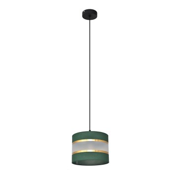 Lühter HELEN 1xE27/15W/230V d. 20 cm roheline/kuldne