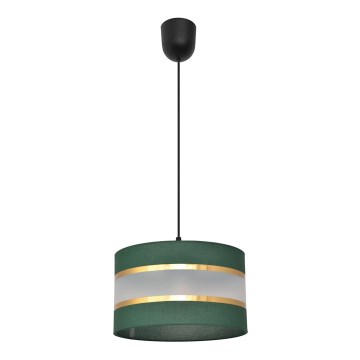 Lühter HELEN 1xE27/15W/230V d. 25 cm roheline/kuldne