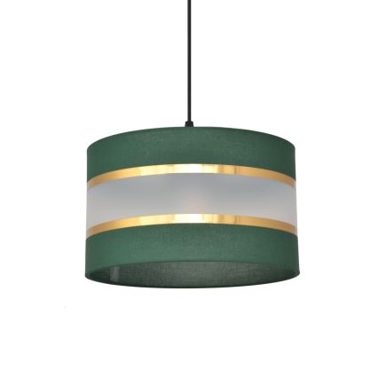 Lühter HELEN 1xE27/15W/230V d. 25 cm roheline/kuldne