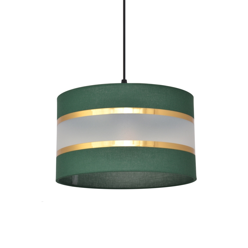 Lühter HELEN 1xE27/15W/230V d. 25 cm roheline/kuldne