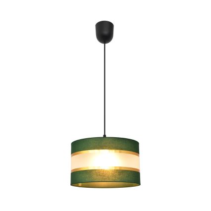 Lühter HELEN 1xE27/15W/230V d. 25 cm roheline/kuldne