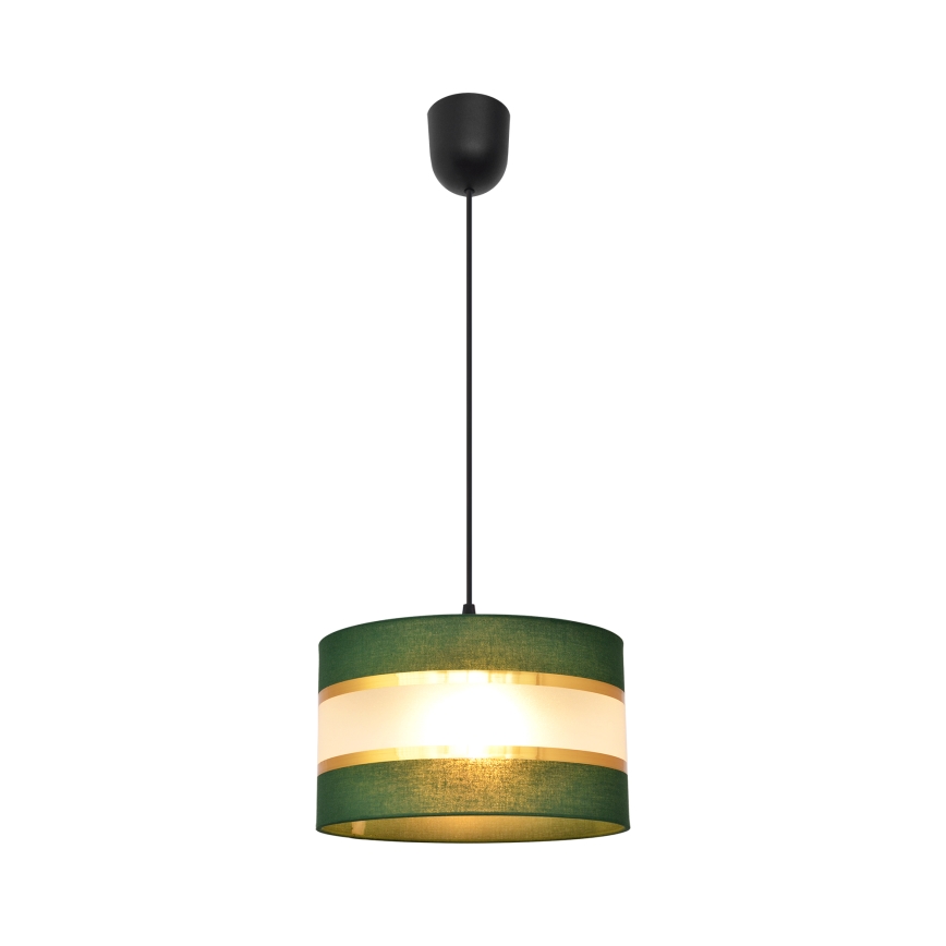 Lühter HELEN 1xE27/15W/230V d. 25 cm roheline/kuldne