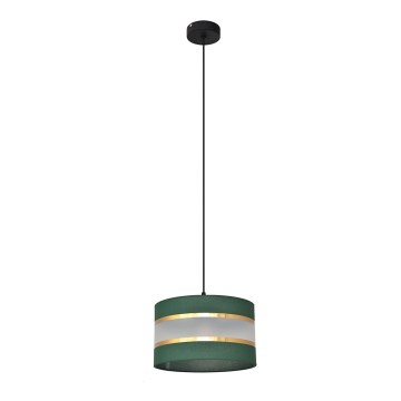 Lühter HELEN 1xE27/15W/230V d. 25 cm roheline/kuldne