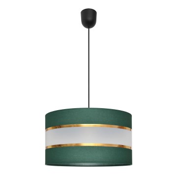 Lühter HELEN 1xE27/15W/230V d. 35 cm roheline/kuldne