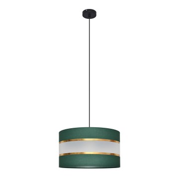 Lühter HELEN 1xE27/15W/230V d. 35 cm roheline/kuldne