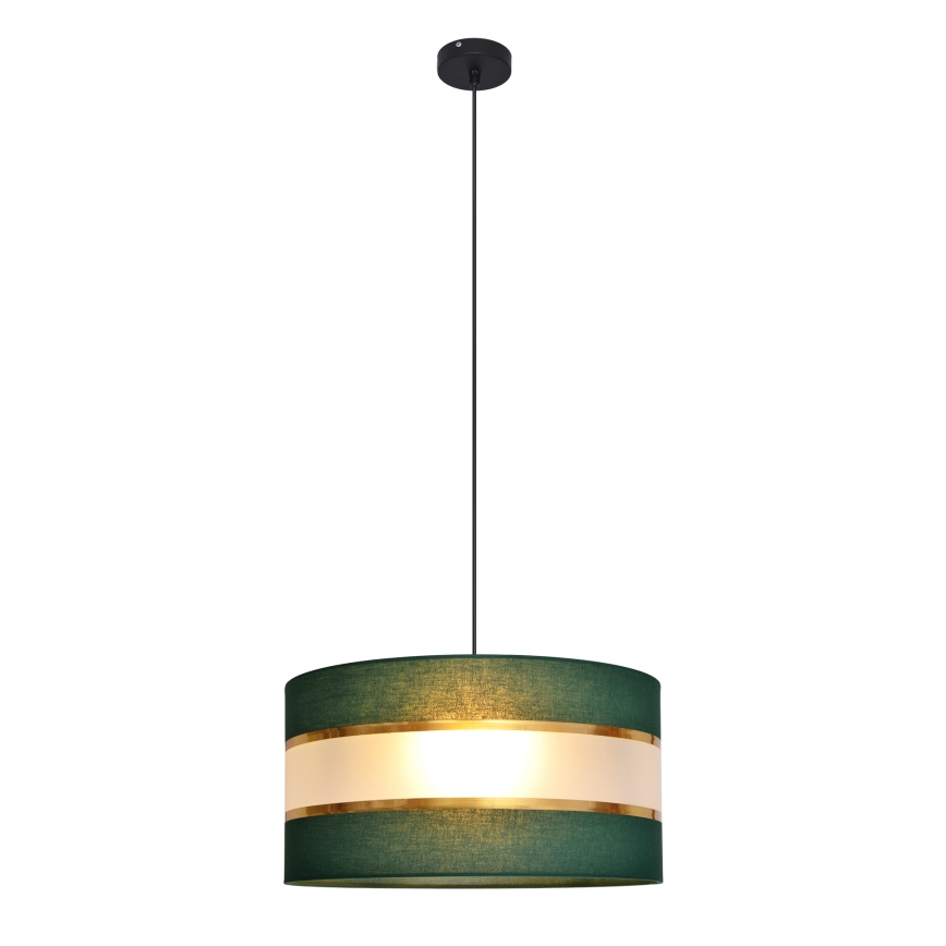 Lühter HELEN 1xE27/15W/230V d. 40 cm roheline/kuldne