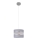 Lühter HELEN 1xE27/15W/230V diameeter 20 cm hall/hõbe