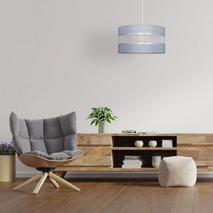 Lühter HELEN 1xE27/15W/230V diameeter 35 cm hall/hõbe