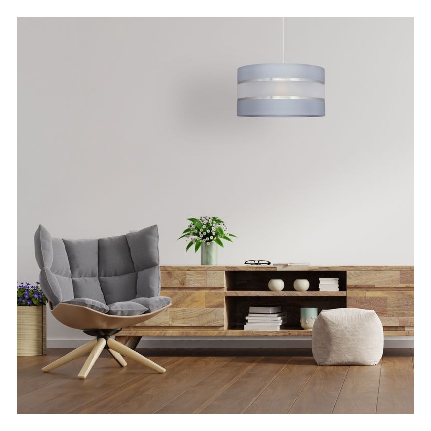 Lühter HELEN 1xE27/15W/230V diameeter 35 cm hall/hõbe