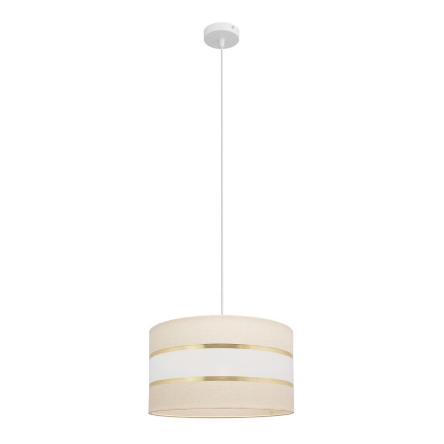 Lühter HELEN 1xE27/15W/230V diameeter 35 cm kreem/kuldne