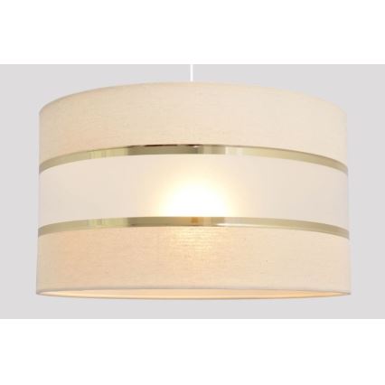 Lühter HELEN 1xE27/15W/230V diameeter 35 cm kreem/kuldne