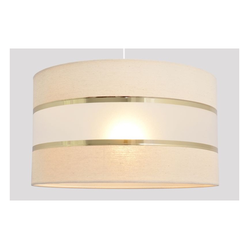 Lühter HELEN 1xE27/15W/230V diameeter 35 cm kreem/kuldne