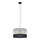Lühter HELEN 1xE27/15W/230V diameeter 35 cm must/hall/kuldne