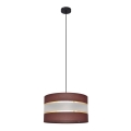 Lühter HELEN 1xE27/15W/230V diameeter 35 cm pruun/must/kuldne