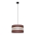 Lühter HELEN 1xE27/15W/230V diameeter 35 cm pruun/must/kuldne