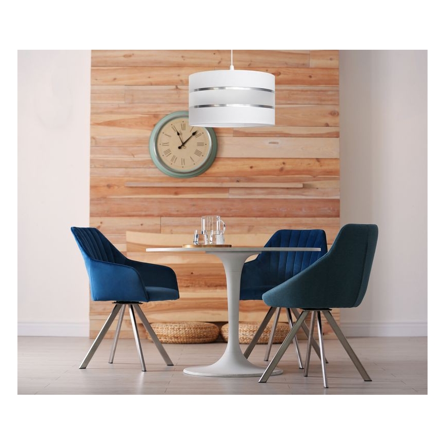Lühter HELEN 1xE27/15W/230V diameeter 35 cm valge
