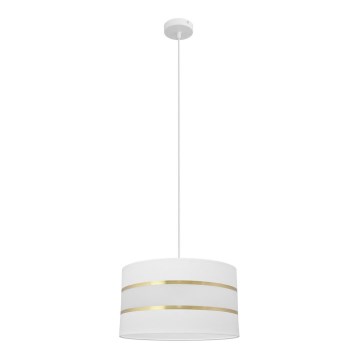 Lühter HELEN 1xE27/15W/230V diameeter 35 cm valge/kuldne