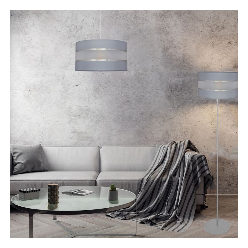 Lühter HELEN 1xE27/15W/230V diameeter 40 cm hall/hõbe