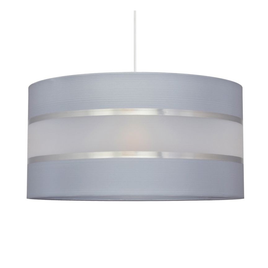Lühter HELEN 1xE27/15W/230V diameeter 40 cm hall/hõbe