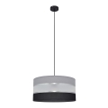 Lühter HELEN 1xE27/15W/230V diameeter 40 cm must/hall/hõbe