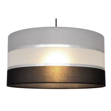 Lühter HELEN 1xE27/15W/230V diameeter 40 cm must/hall/hõbe