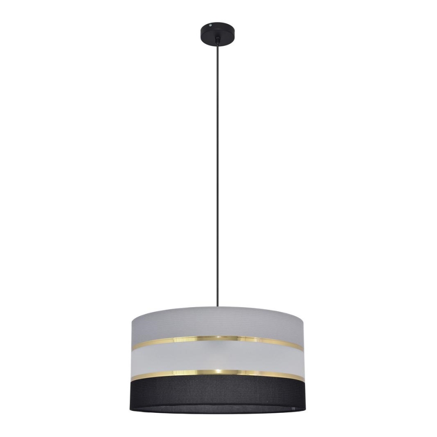 Lühter HELEN 1xE27/15W/230V diameeter 40 cm must/hall/kuldne