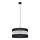 Lühter HELEN 1xE27/15W/230V diameeter 40 cm must/hõbe