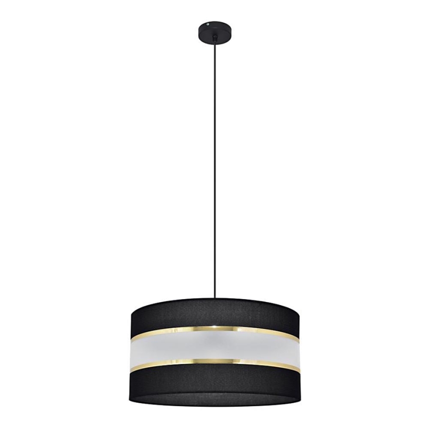 Lühter HELEN 1xE27/15W/230V diameeter 40 cm must/kuldne