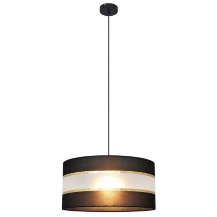 Lühter HELEN 1xE27/15W/230V diameeter 40 cm must/kuldne