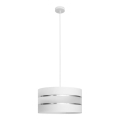 Lühter HELEN 1xE27/15W/230V diameeter 40 cm valge