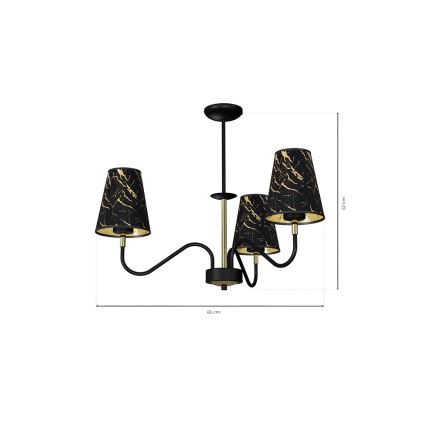 Lühter HERMES 3xE27/60W/230V