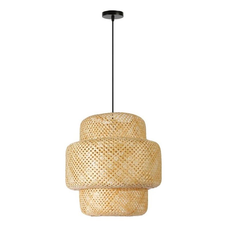 Lühter HILO 1xE27/40W/230V d. 47 cm bambus