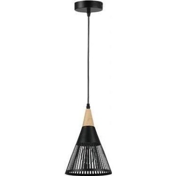 Lühter HIRA 1xE27/60W/230V d. 18 cm must