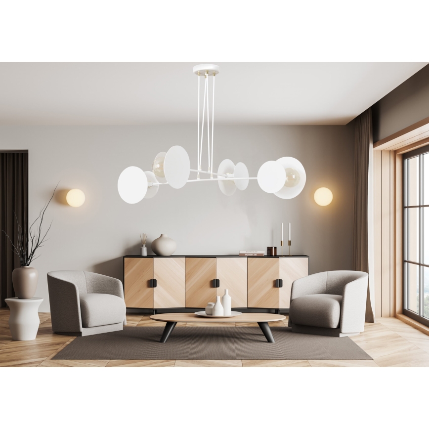 Lühter IDEA 4xE27/15W/230V valge