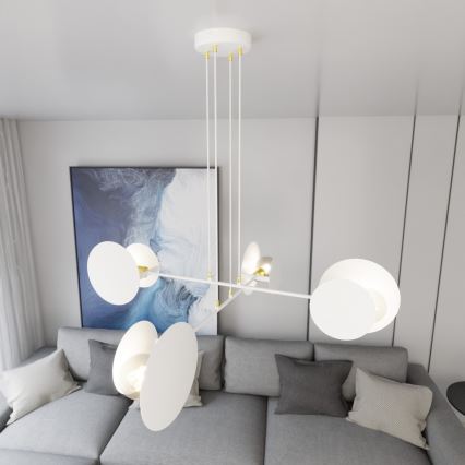Lühter IDEA 4xE27/15W/230V valge
